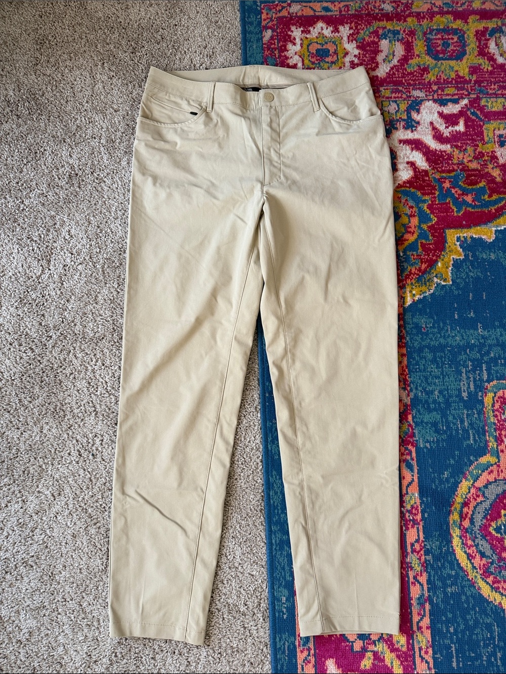 all in motion Men's Chino Pants in Light Khaki size 34x30
